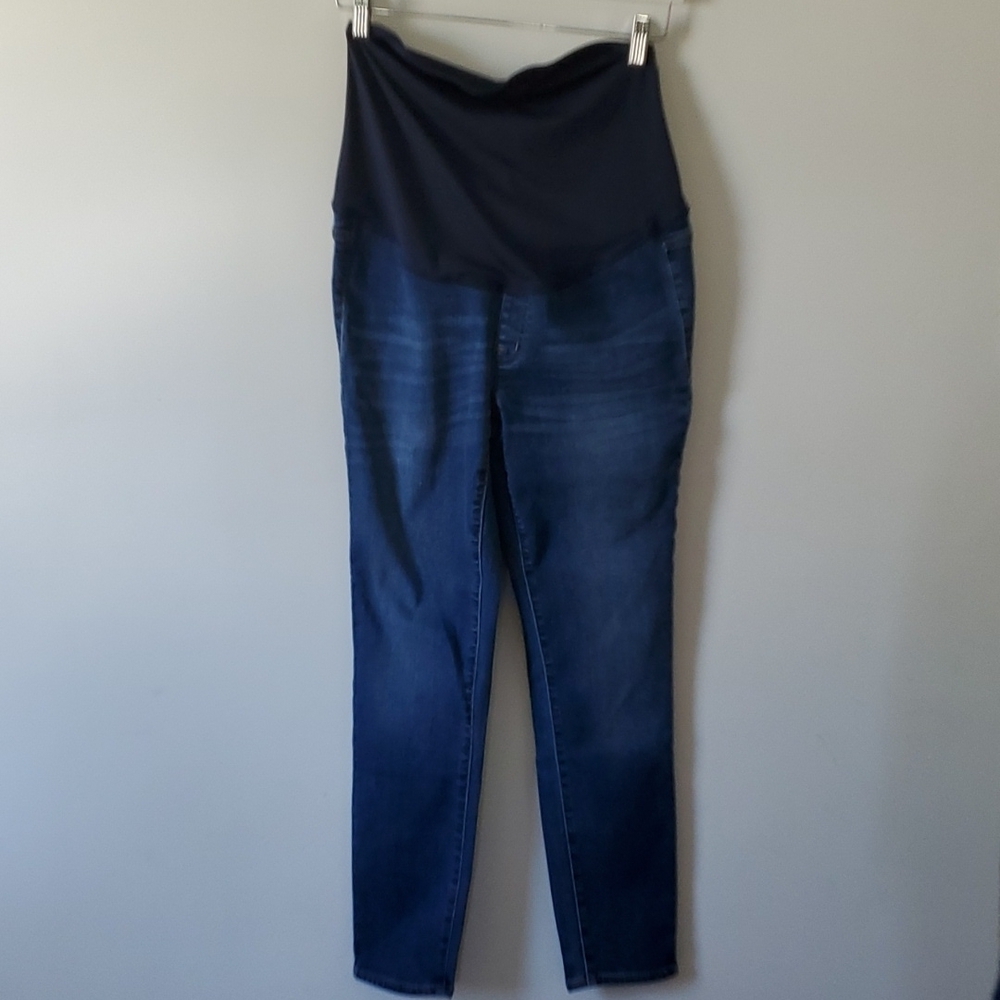 J Crew Skinny Maternity Jeans- over the bump